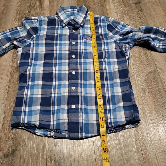 Hollister Button Down Long Sleeve Plaid Shirt Men's Size Small - Picture 6 of 7